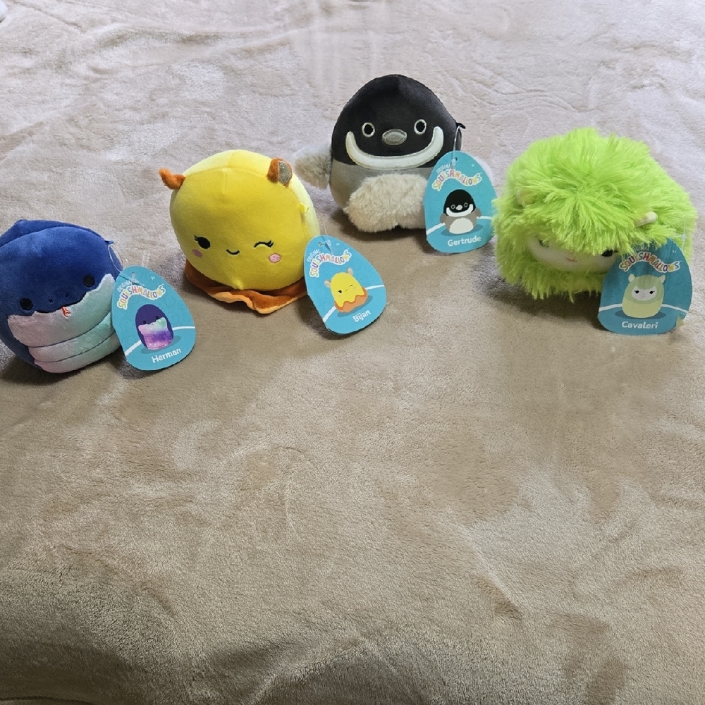 Squishmallows Mini Plush Toy Set Of 4